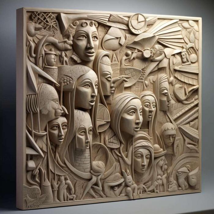 نموذج ثلاثي الأبعاد لآلة CNC 3D Art 